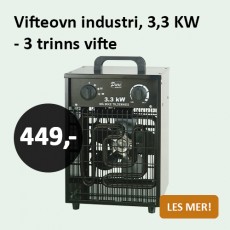 Vifteovn 3,3 kw